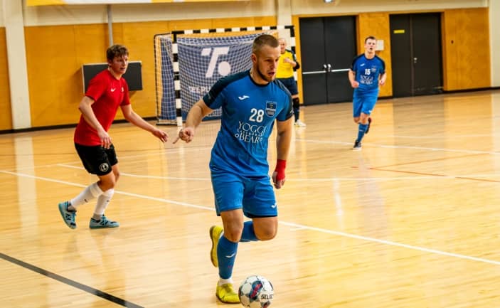 Salės futbolo aukščiausioji lyga | AVClub prieš Futbola Parks Academy