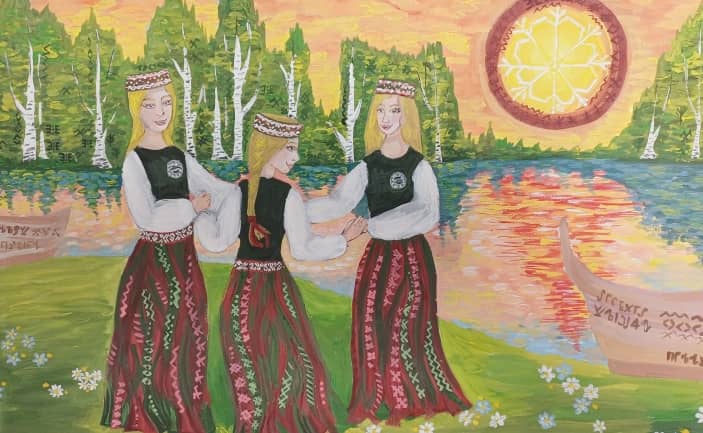 Vaikų kūrybinių darbų paroda „Mano nuostabioji Latvija“