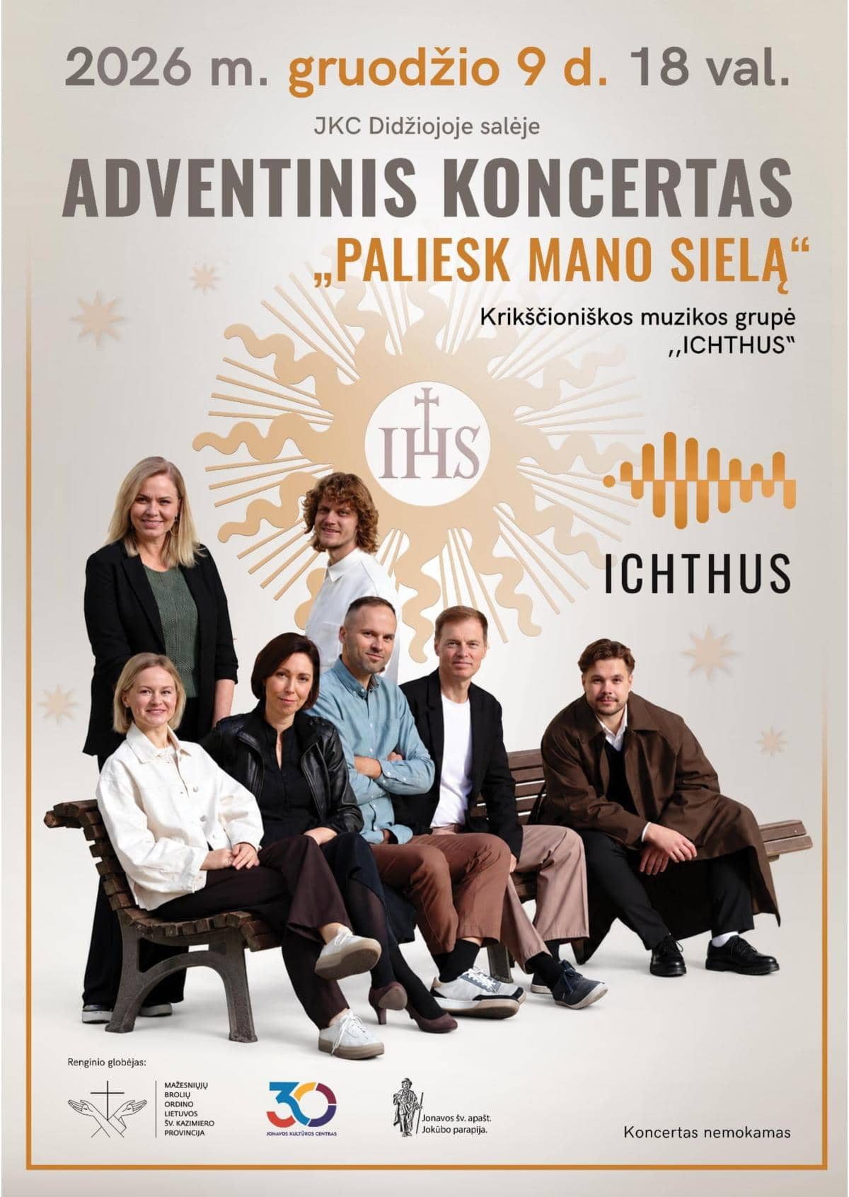 Adventinis koncertas „Paliesk mano sielą“