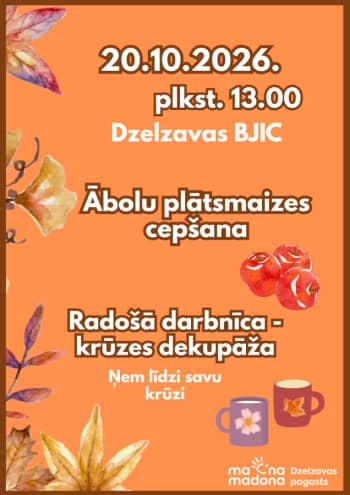 Veiklos Dzelzavos vaikų ir jaunimo centre