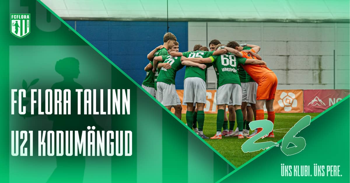 Talino FC Flora U21 prieš FC Nõmme United U21 | Esiliiga
