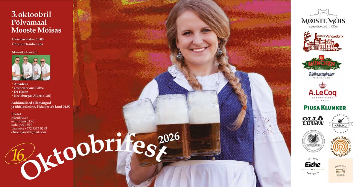 Oktoberfestas Mooste dvare 2026
