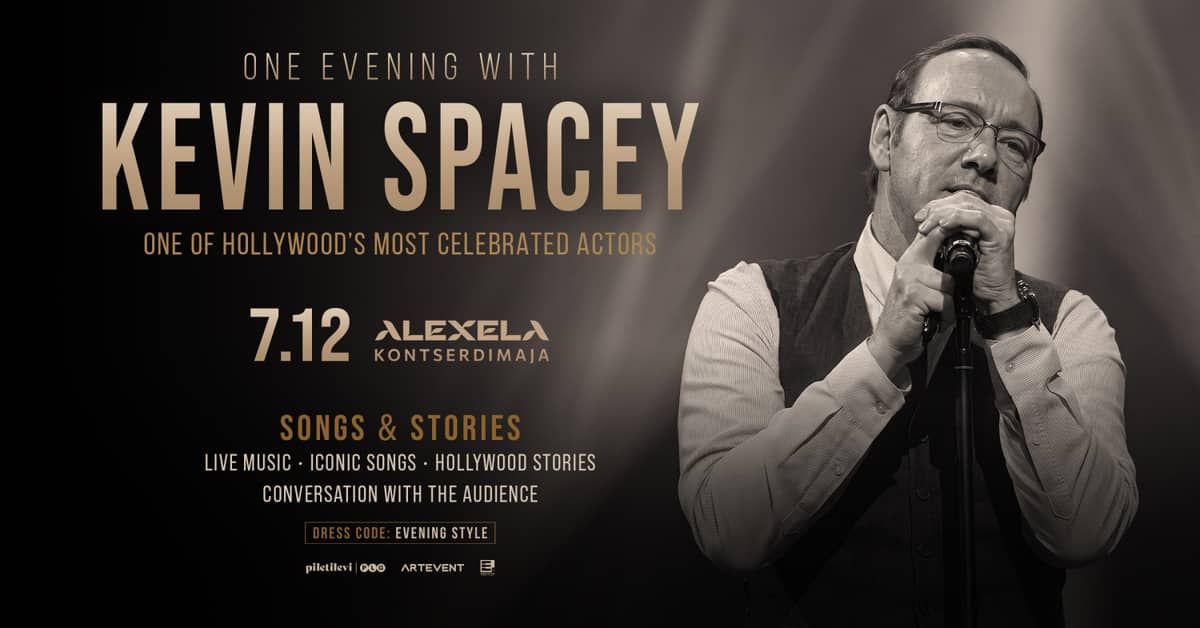 Vienas vakaras su Kevin Spacey ''Hollywood songs & stories'' gyvame koncerte
