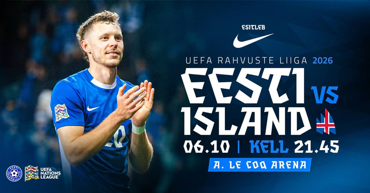 Nike pristato: ESTIJA - ISLANDIJA | UEFA Tautų lyga 2026