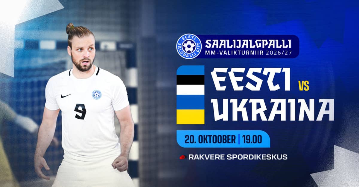 ESTIJA - UKRAINA | Pasaulio čempionato atranka salės futbole