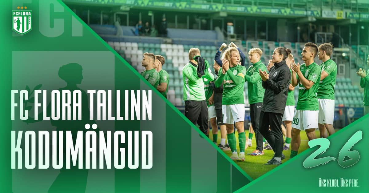 FC Flora Tallinn prieš Tartu JK Tammeka / FC Flora Tallinn namų rungtynės 2026