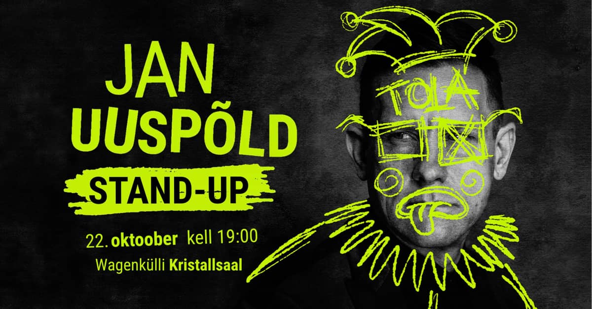 Jano Uuspoldo stand-up „Kaip humoras mus gyvenime neša į priekį?“