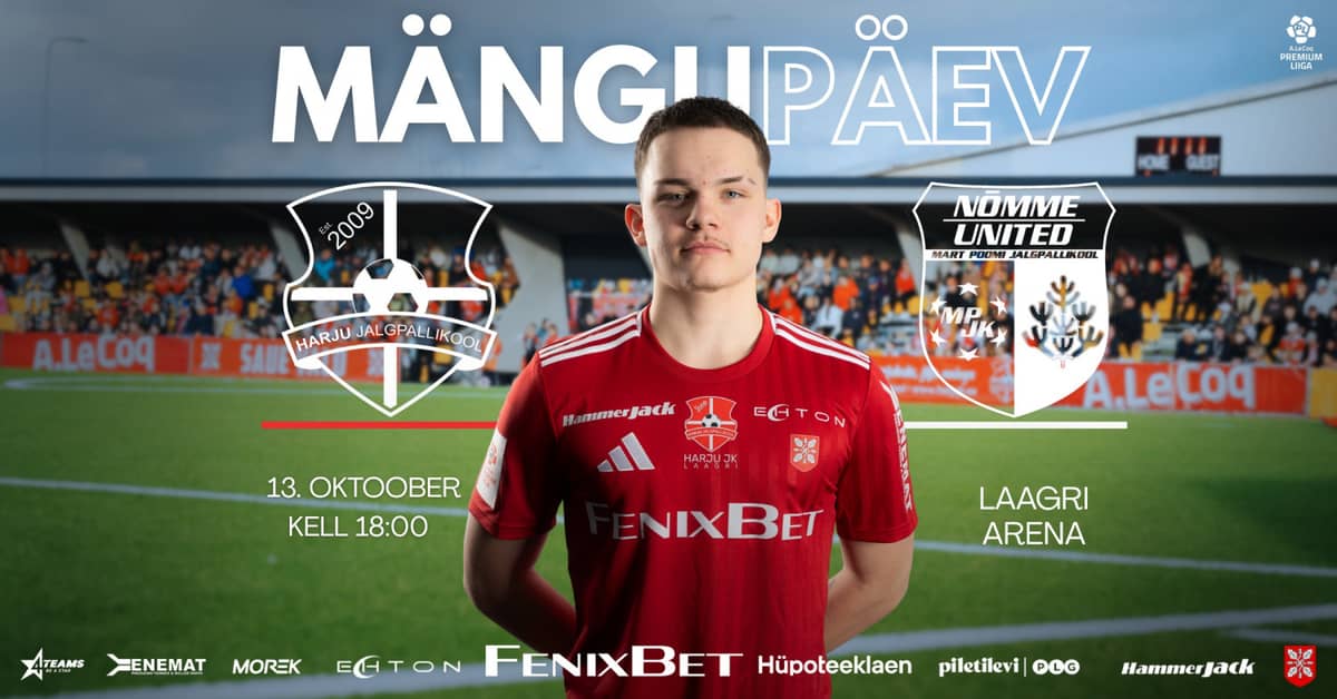 Harju JK Laagri prieš FC Nõmme United / Harju JK Laagri namų rungtynės 2026