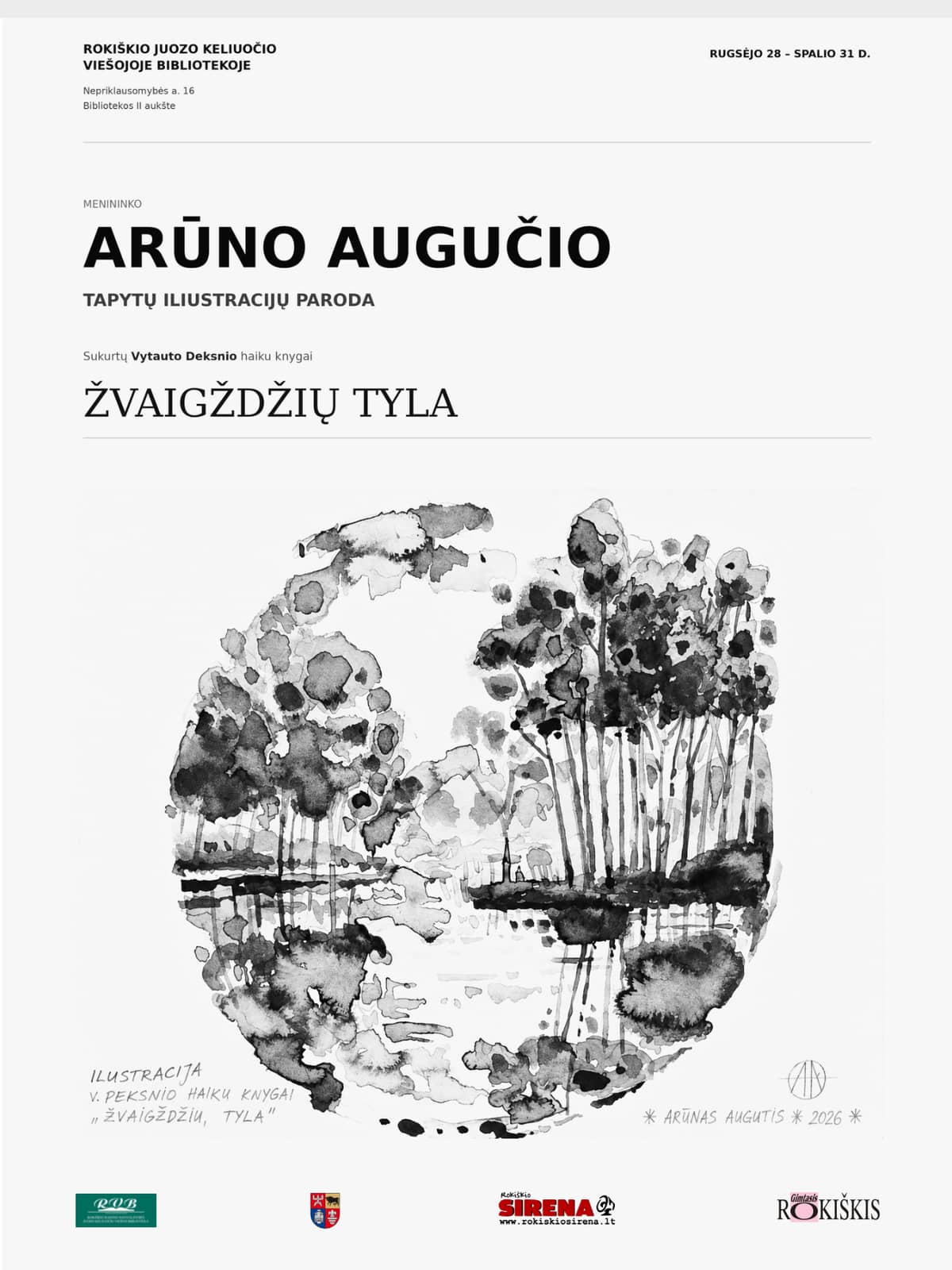 Arūno Augučio tapytų iliustracijų paroda