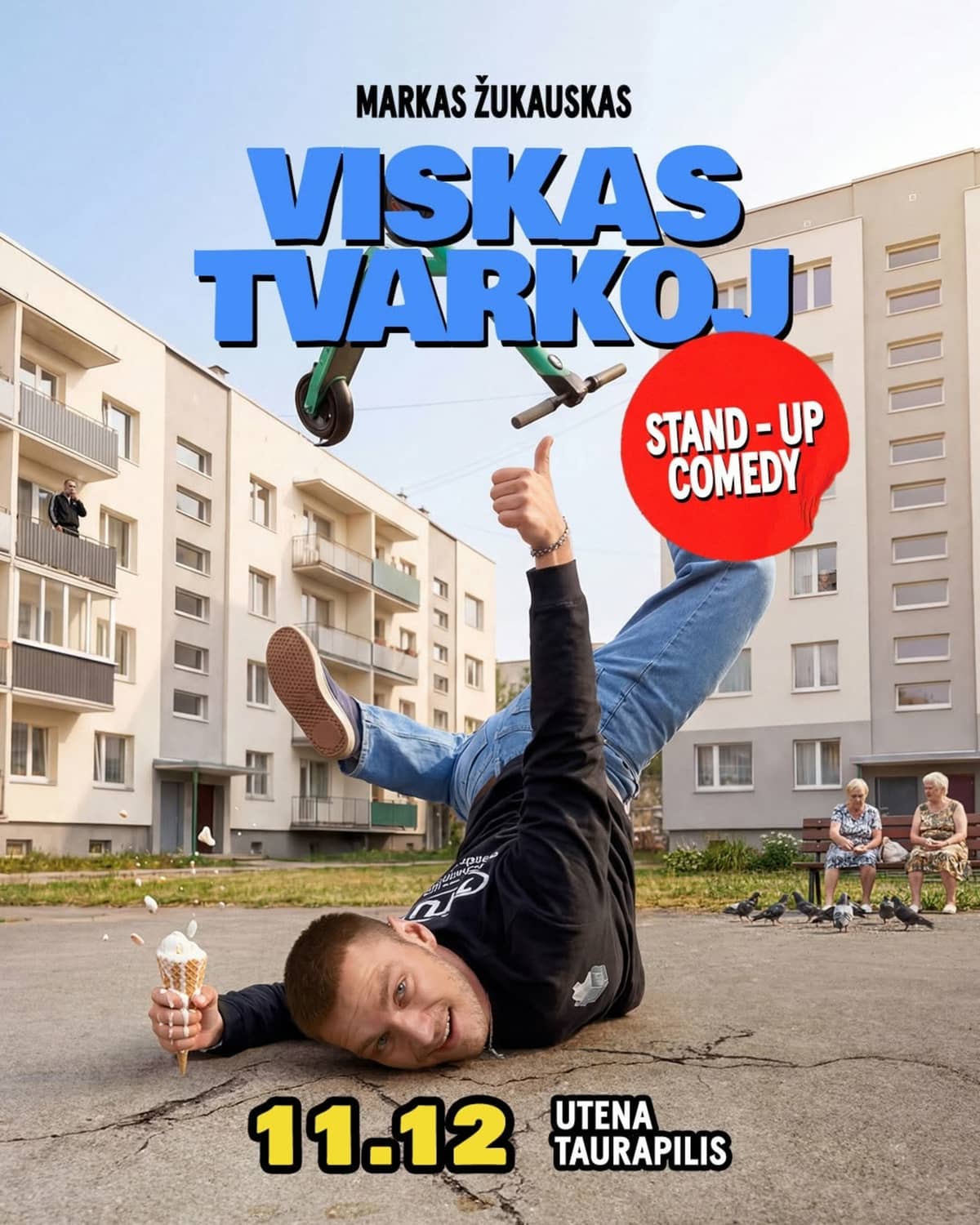 Markas Žukauskas "Viskas Tvarkoj" Stand up Utena