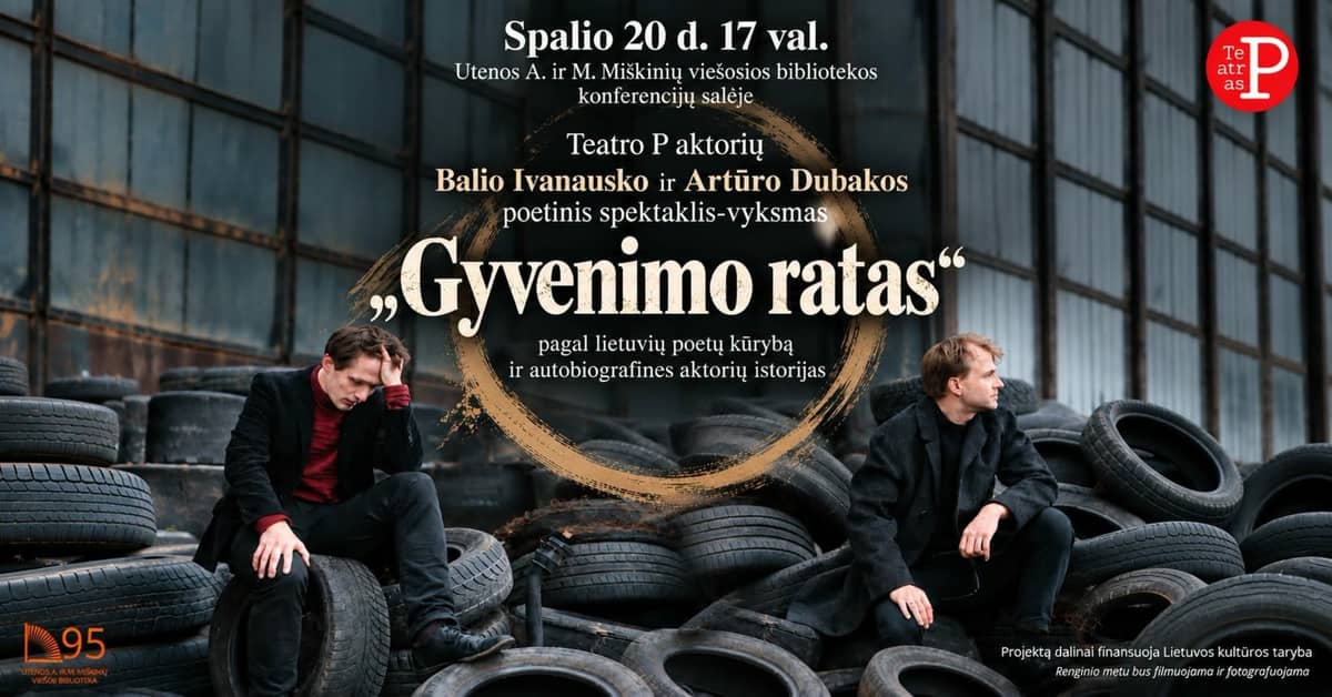 Poetinis spektaklis - vyksmas "Gyvenimo ratas"