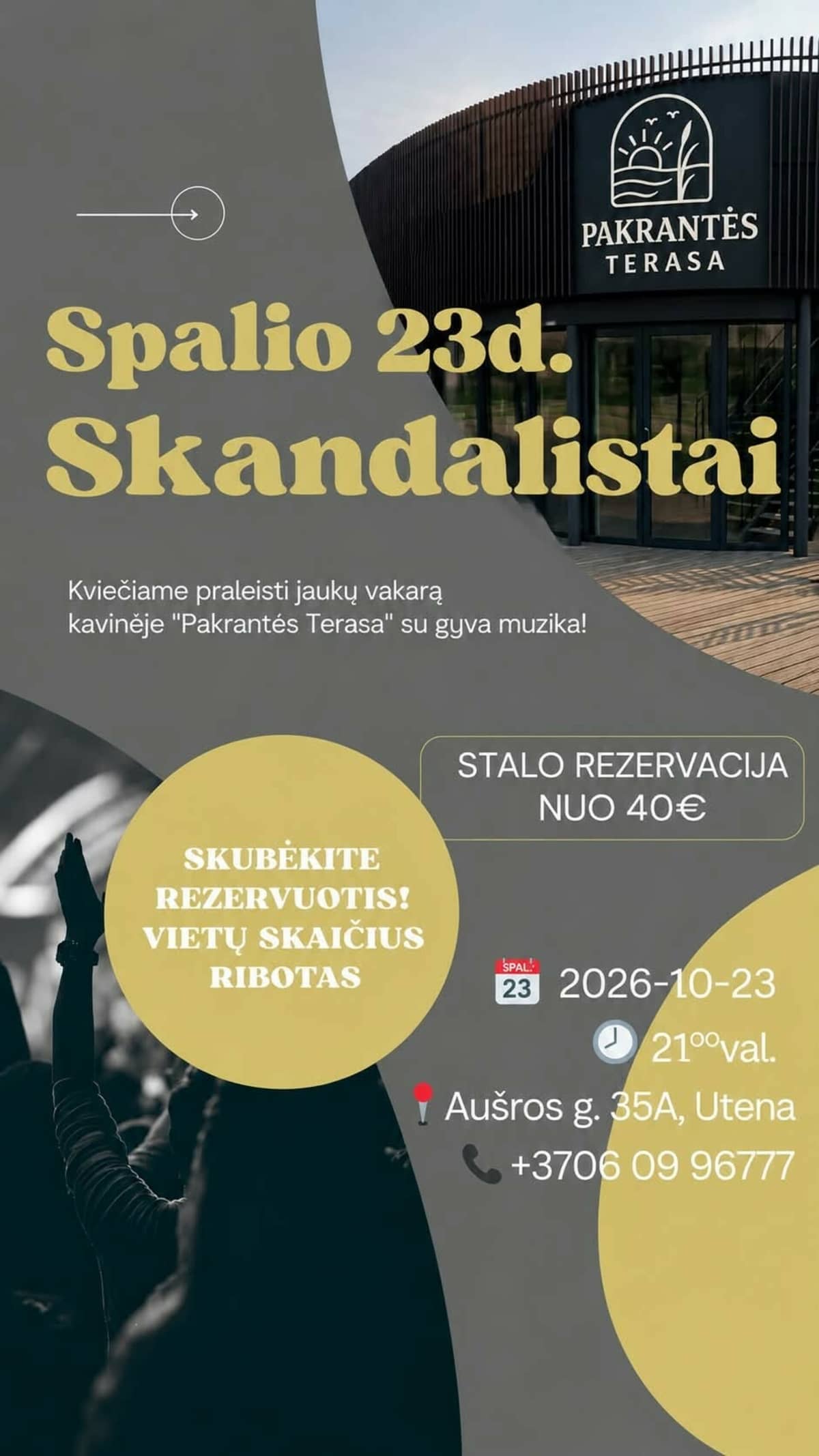 Vakaras su SKANDALISTAIS