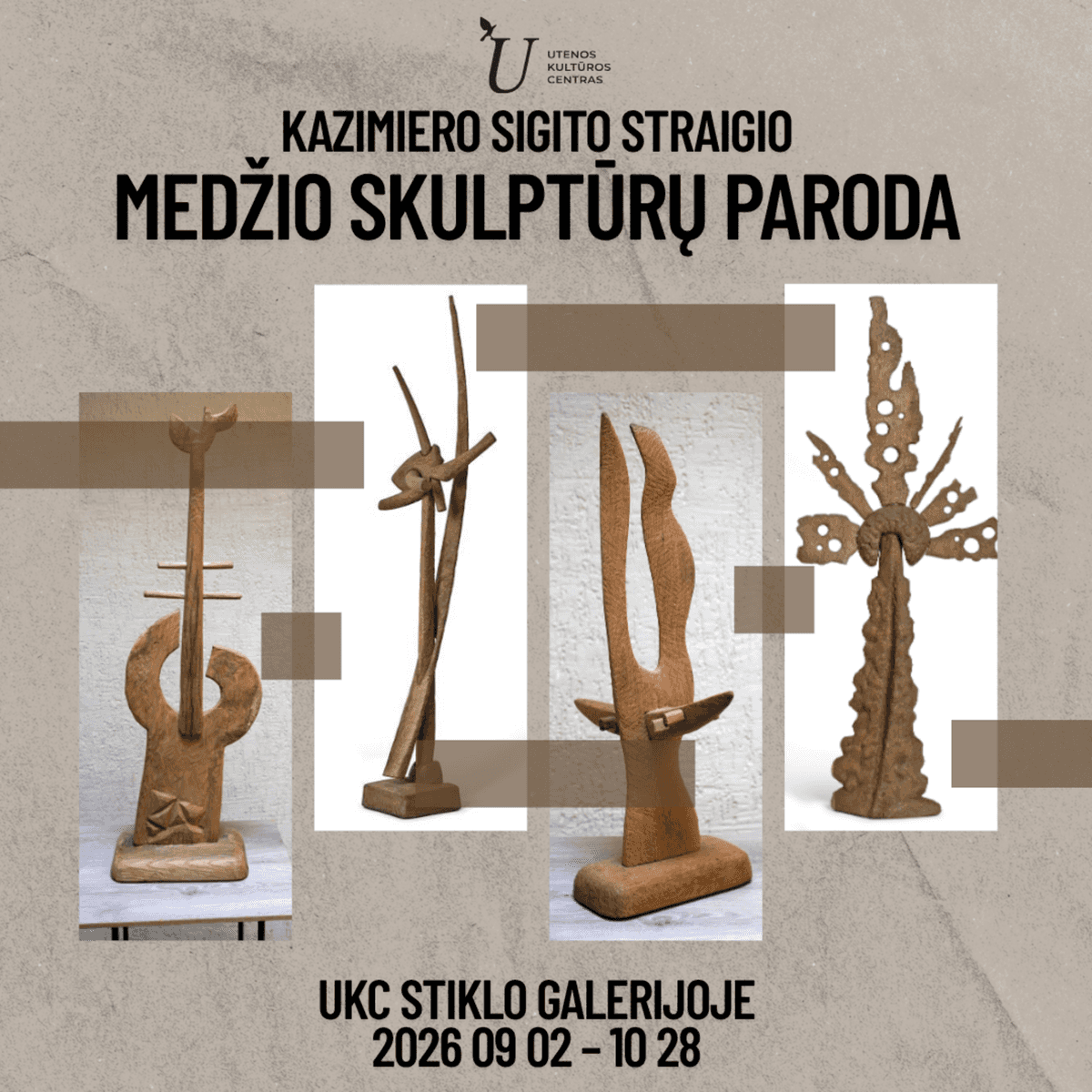 Kazimiero Sigito Straigio MEDŽIO SKULPTŪRŲ PARODA