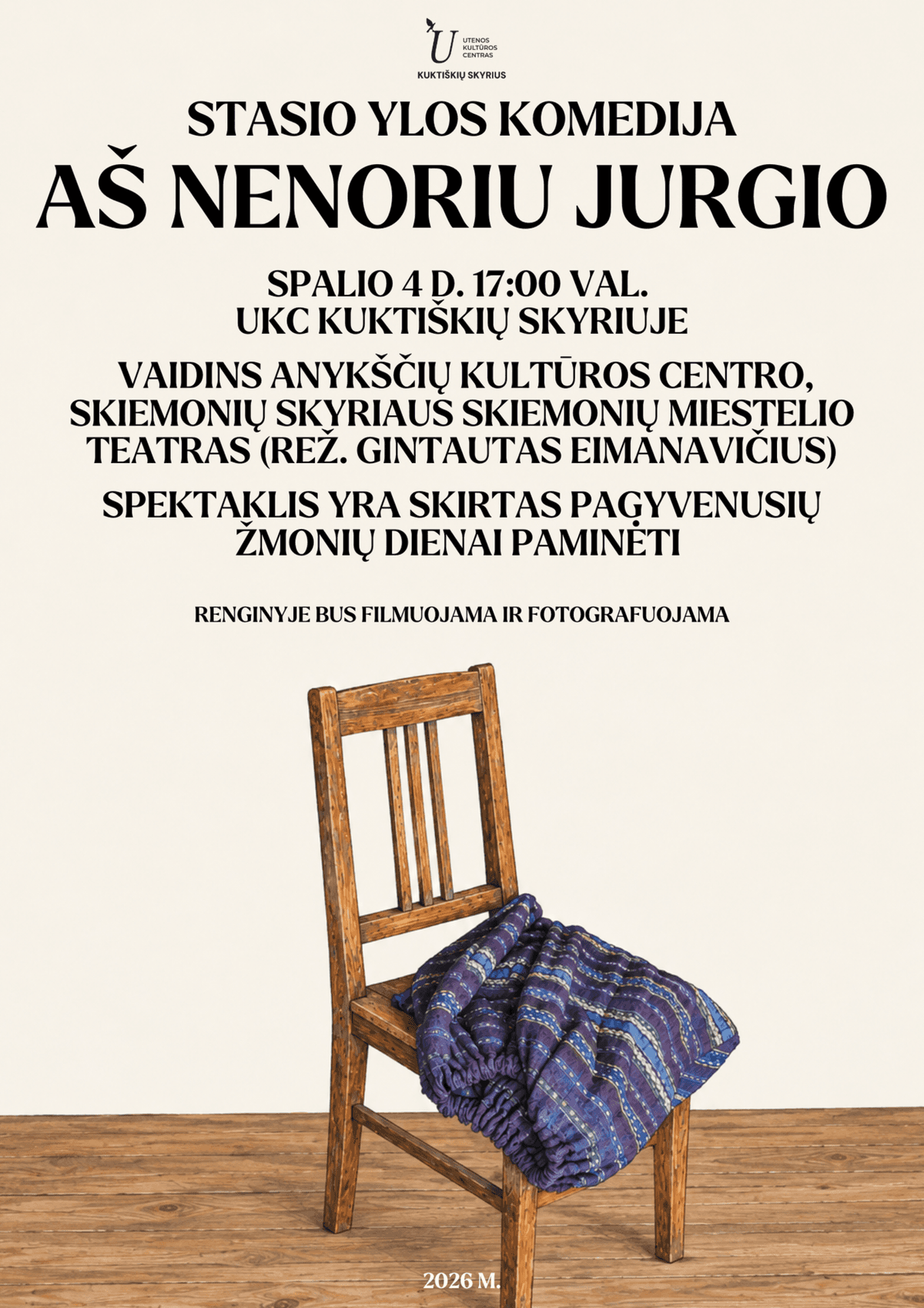 Stasio Ylos komedija „Aš nenoriu Jurgio“