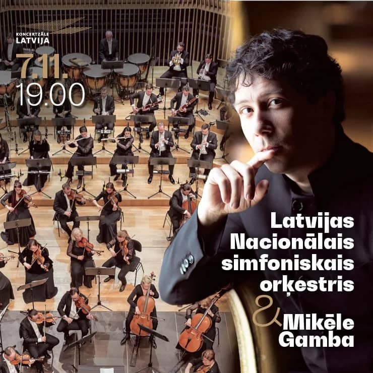 Latvijos nacionalinis simfoninis orkestras ir Michele Gamba