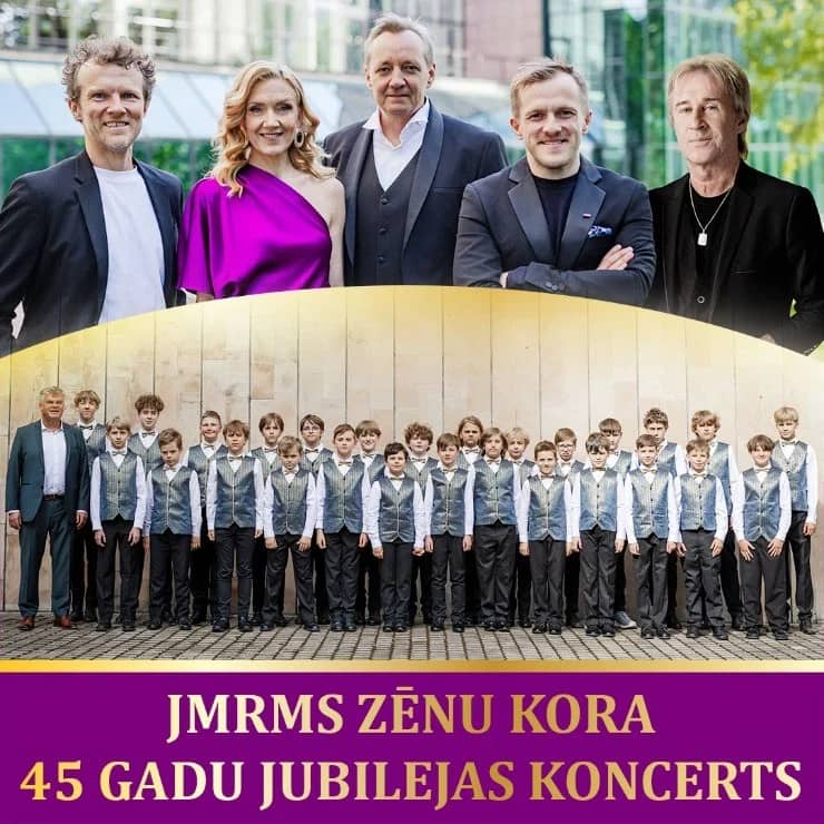 Galime būti greta. Jāzepo Mediņo Rygos muzikos mokyklos berniukų choro 45 metų jubiliejaus koncertas