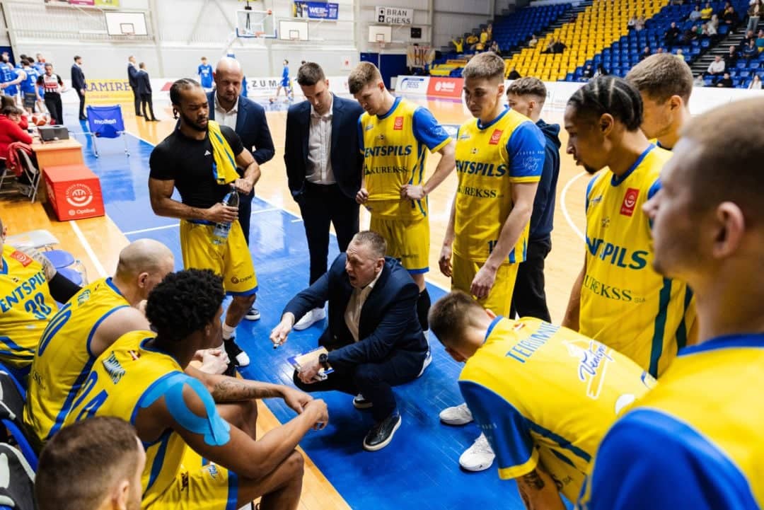 Latvijos ir Estijos krepšinio lygos rungtynės BK „Ventspils“ – Viimsi (Estija)