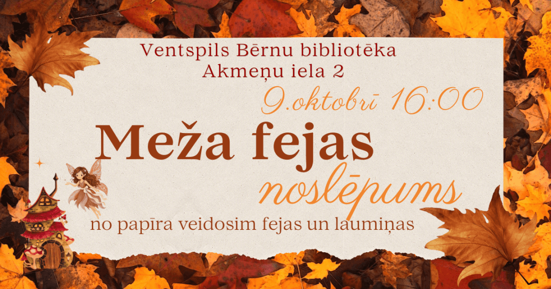 Pirštukų darbeliai „Miško fėjos paslaptys“ Vaikų bibliotekoje