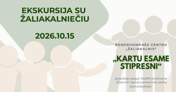 „Kartu esame stipresni“: Ekskursija su žaliakalniečiu ( Žaliakalnio šiaurės vakarų dalis)
