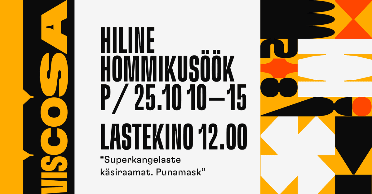 Hiline hommikusöök ja lastekino “Superkangelaste käsiraamat. Punamask”