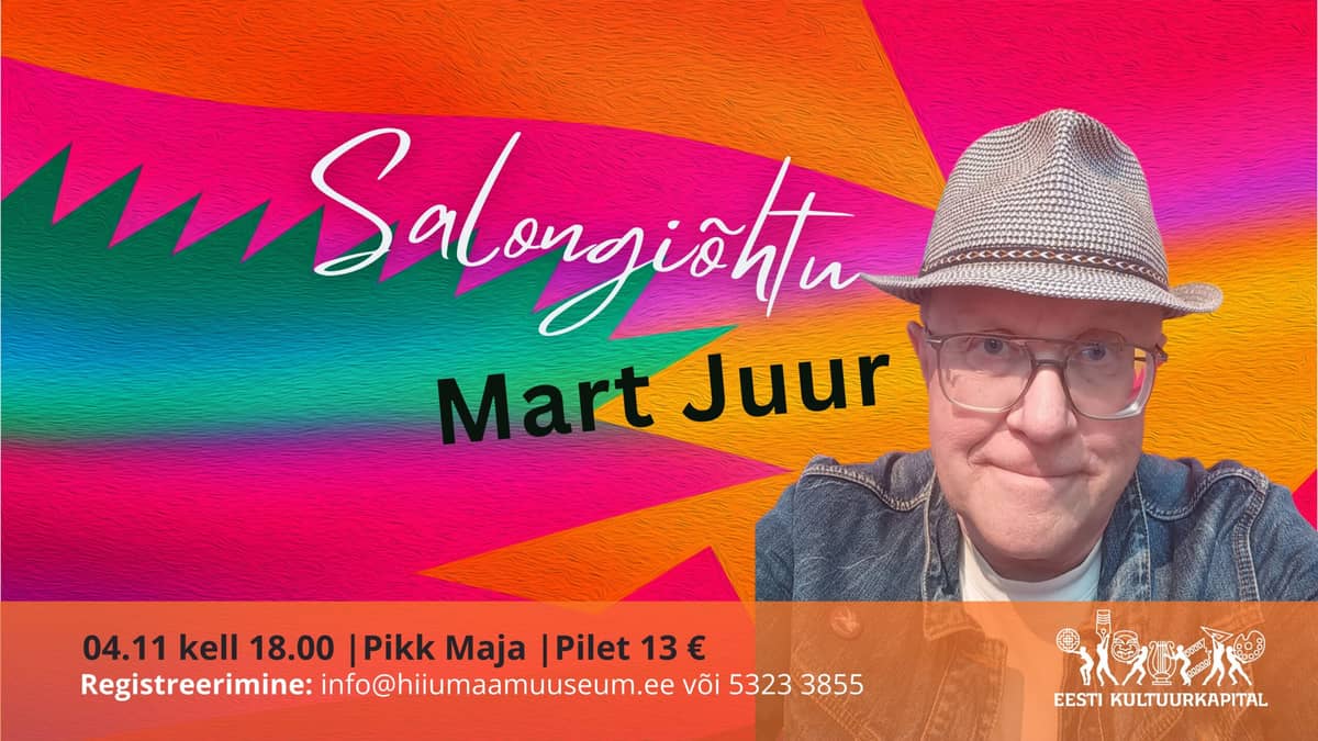 Salono vakaras Pikas Majas – svečiuose Mart Juur
