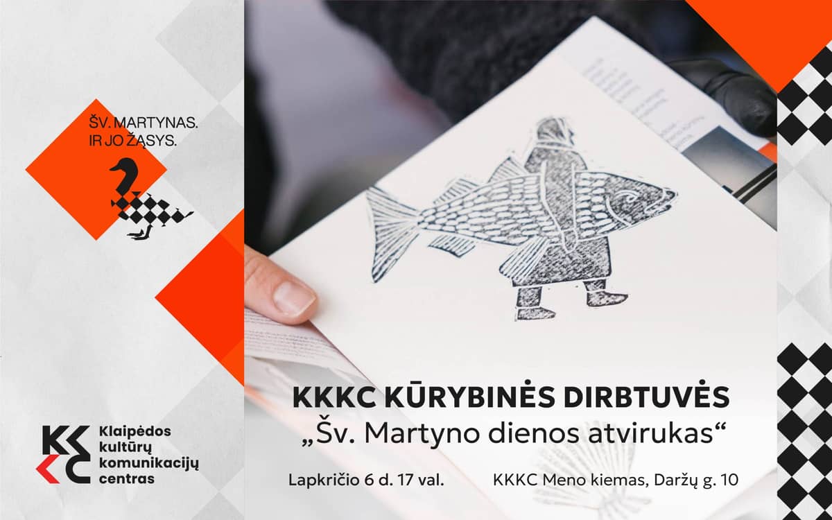 KKKC kūrybinės dirbtuvės „Šv. Martyno dienos atvirukas“