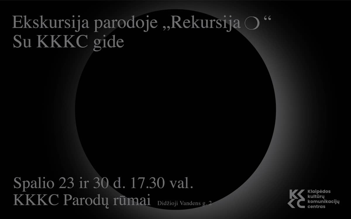 Ekskursija parodoje „Rekursija ❍“