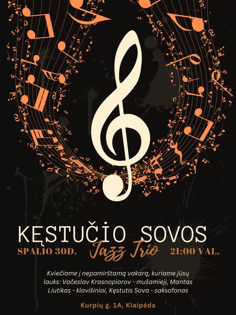 Kęstučio Sovos Jazz Trio koncertas