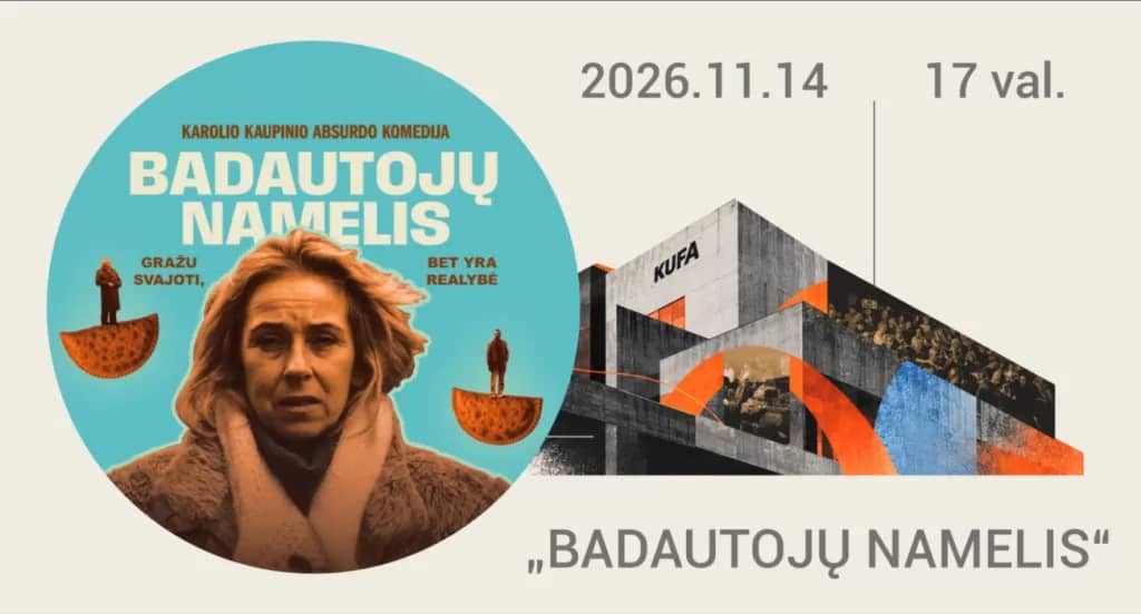 KUFA Rudens maratonas 2026 | Filmas ”Badautojų namelis