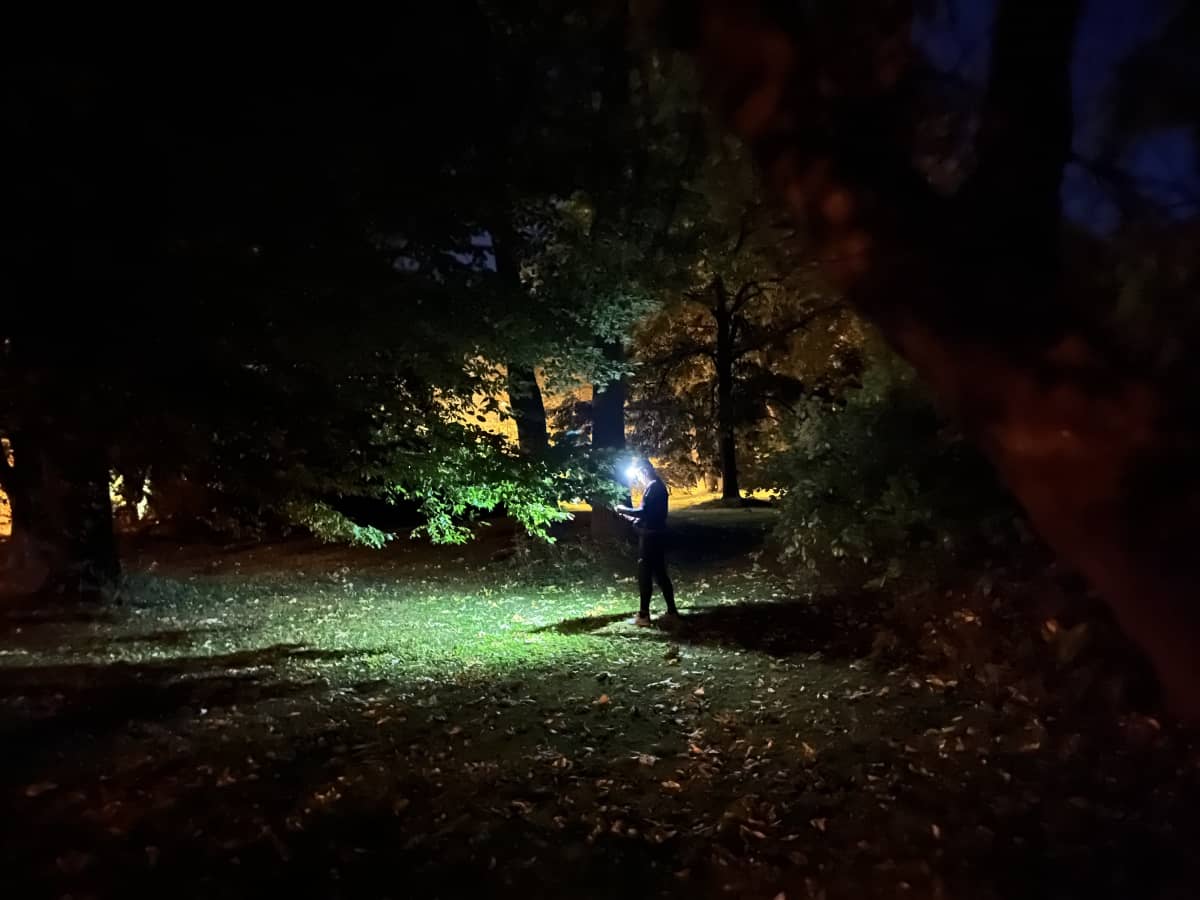 Orientavimasis Vecliepājoje tamsoje