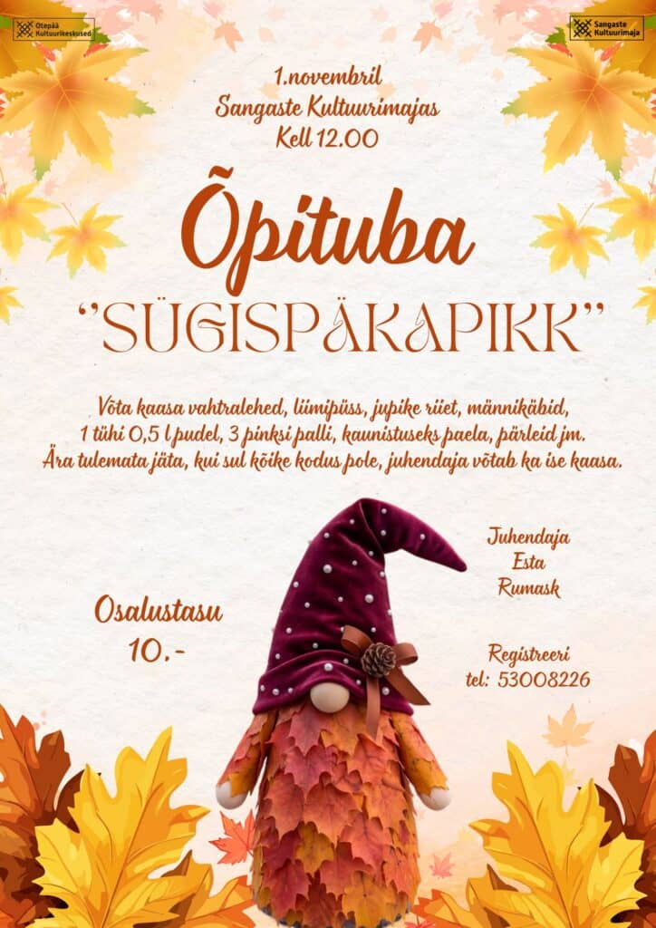 Edukacinės dirbtuvės „Rudens moliūgėlis“