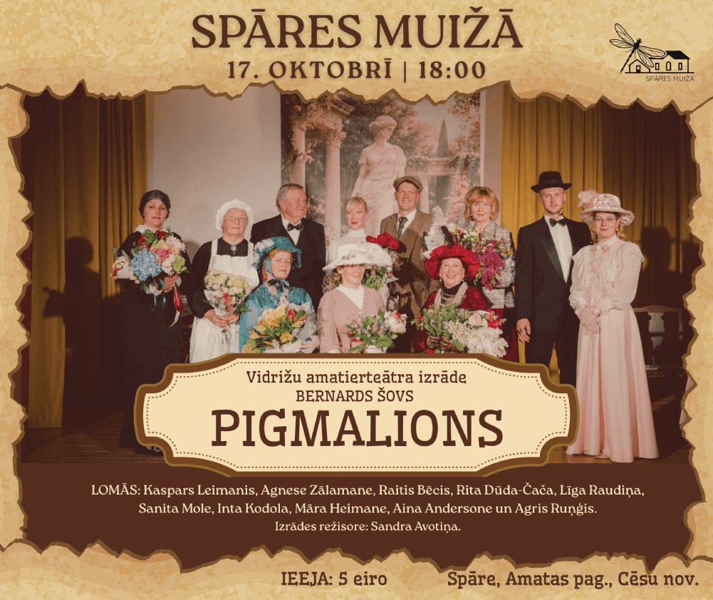 Vidrižų mėgėjų teatras – pjesė „Pigmalionas”