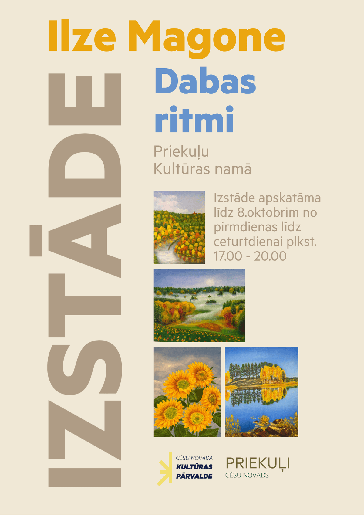 Ilzes Magones paroda „Gamtos ritmai”
