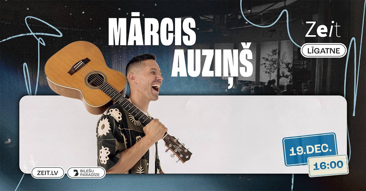Gitaristo Mārcis Auziņš solinis koncertas