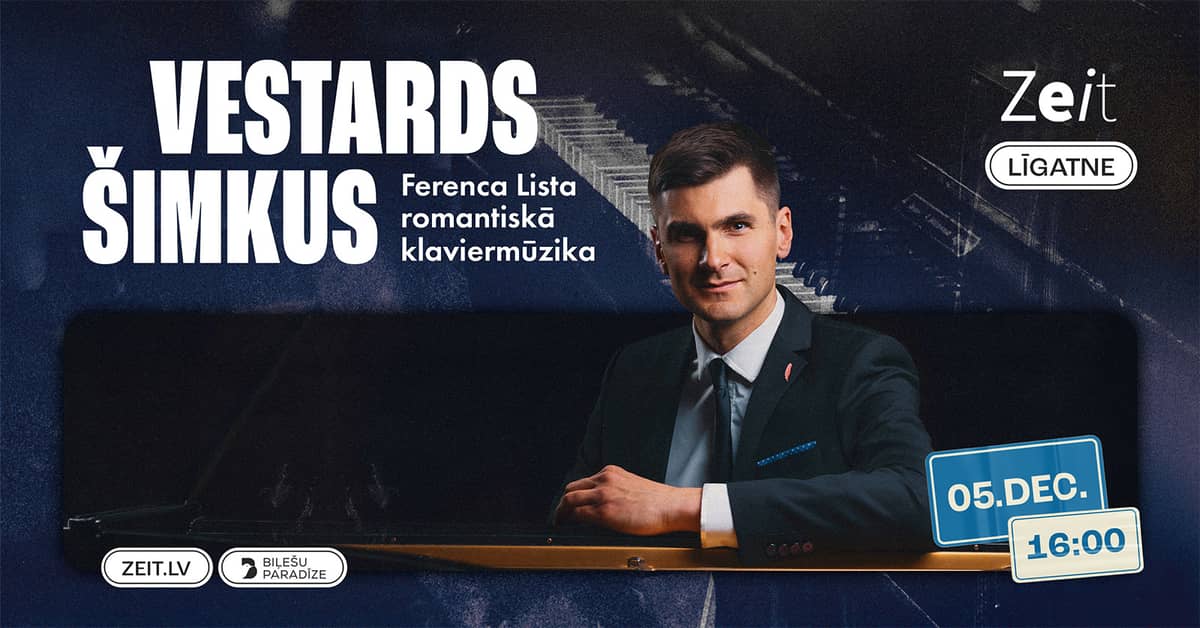 Vestardo Šimkaus solinis koncertas „Ferenc Liszt romantinė fortepijono muzika“