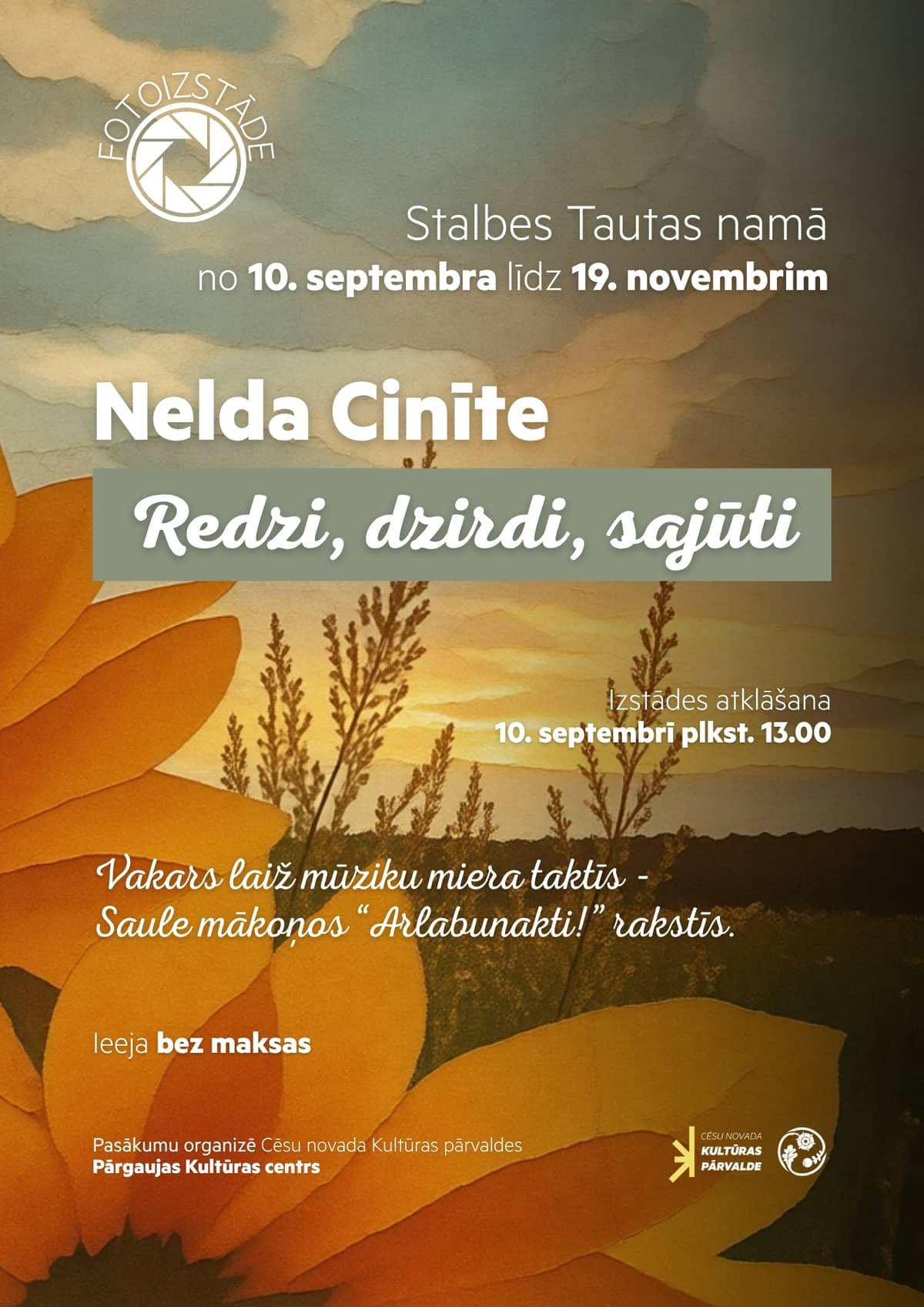 Neldos Cinītes paroda „Matyk, girdėk, jausk“