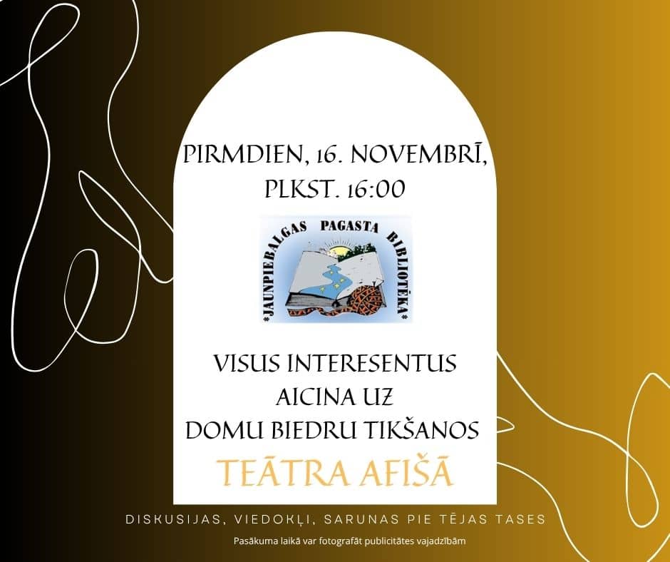 Susitikimas bendraminčių klubelyje „Teātra afiša“