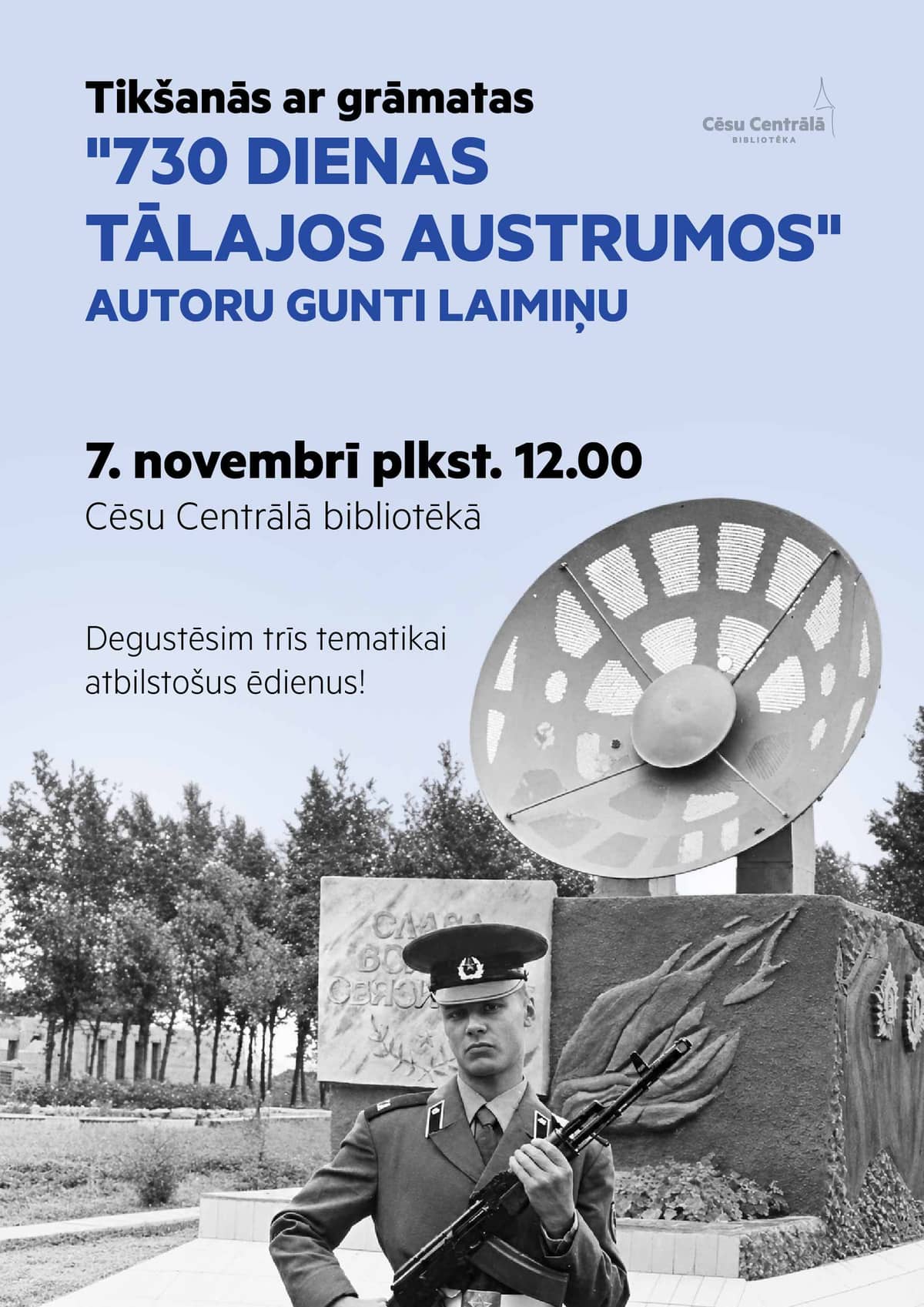 Susitikimas su knygos „730 dienų Tolimuosiuose Rytuose“ autoriumi Guntis Laimiņš