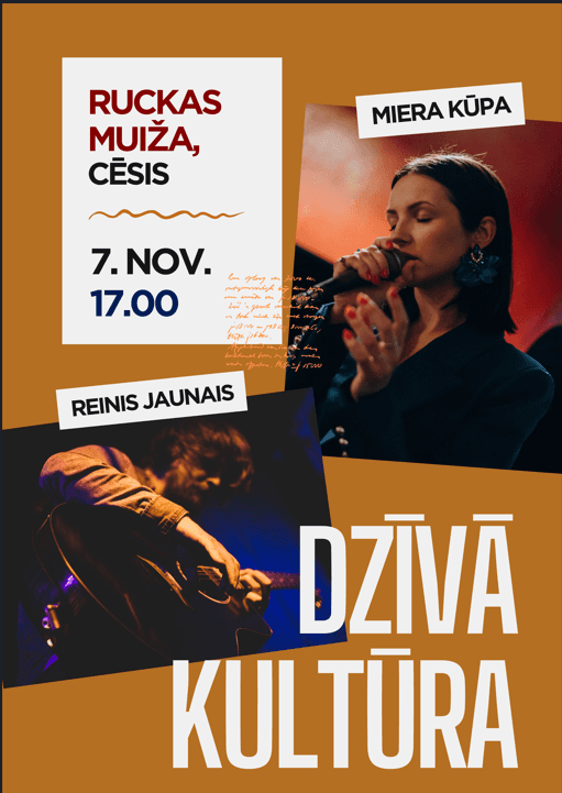 Poezijos ir muzikos renginys „Dzīvā kultūra“