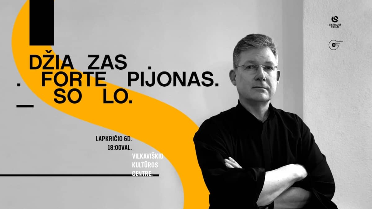 Džiazas. Fortepijonas. Solo. Pianistas EGIDIJUS BUOŽIS
