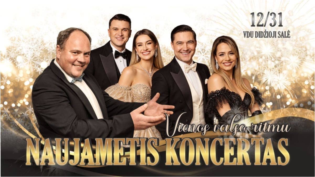 NAUJAMETIS KONCERTAS Vienos valso ritmu