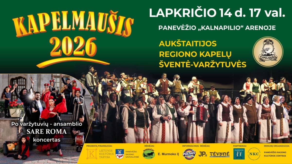 Aukštaitijos regiono kapelų šventė-varžytuvės „Kapelmaušis 2026“
