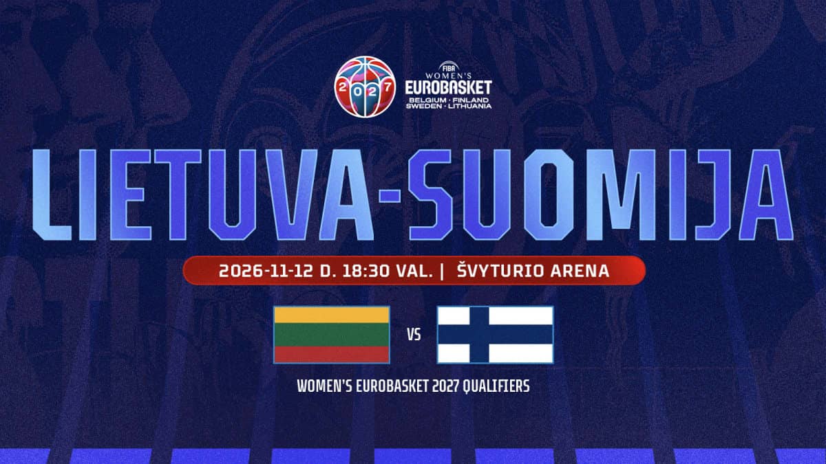 Pasiruošimas Europos moterų krepšinio čempionatui: Lietuva - Suomija