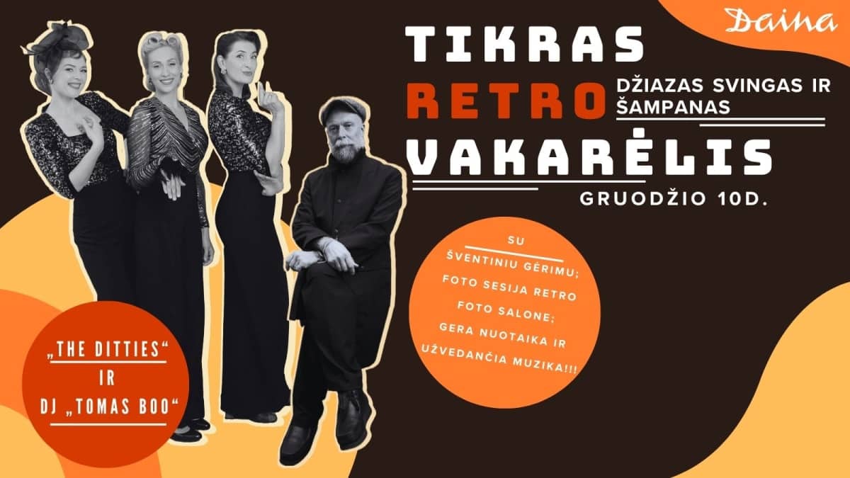 Tikras Retro vakarėlis