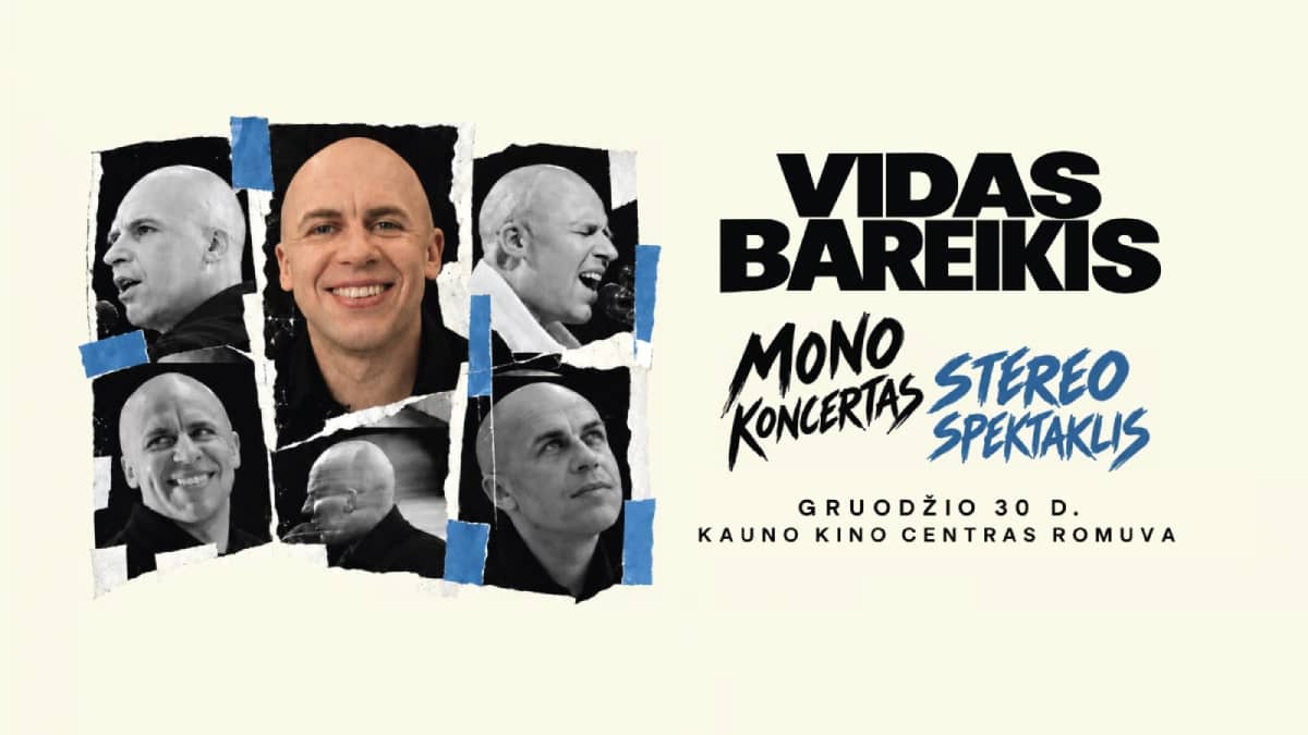 Vidas Bareikis – „Mono koncertas. Stereo spektaklis.“