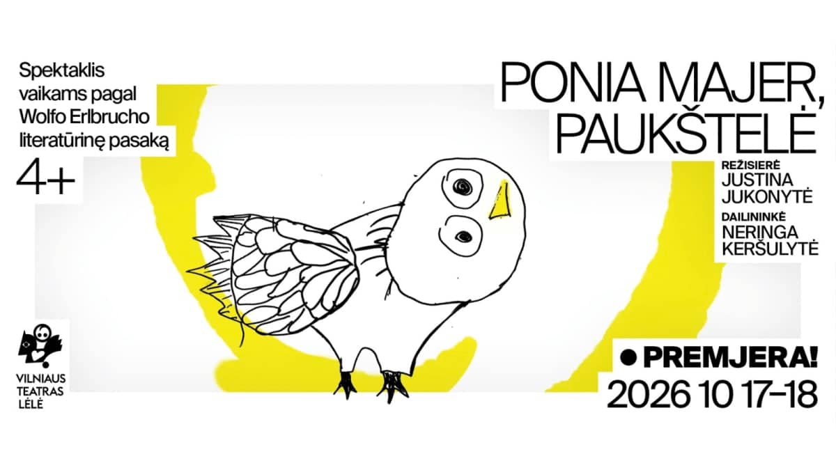 PONIA MAJER, PAUKŠTELĖ | Spektaklis vaikams pagal Wolfo Erlbrucho literatūrinę pasaką