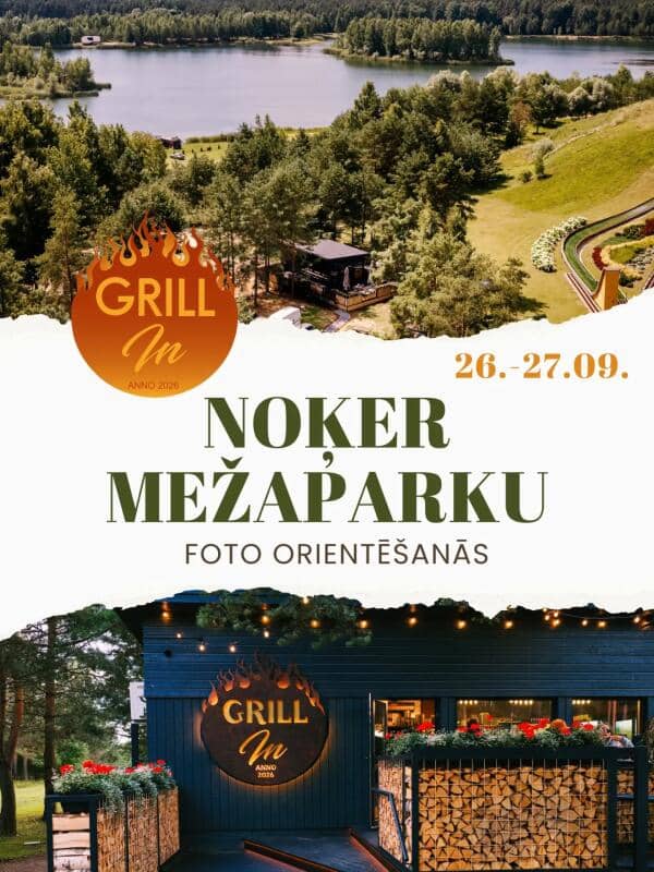 Grill In Foto orientēšanās "Noķer Mežaparku!"