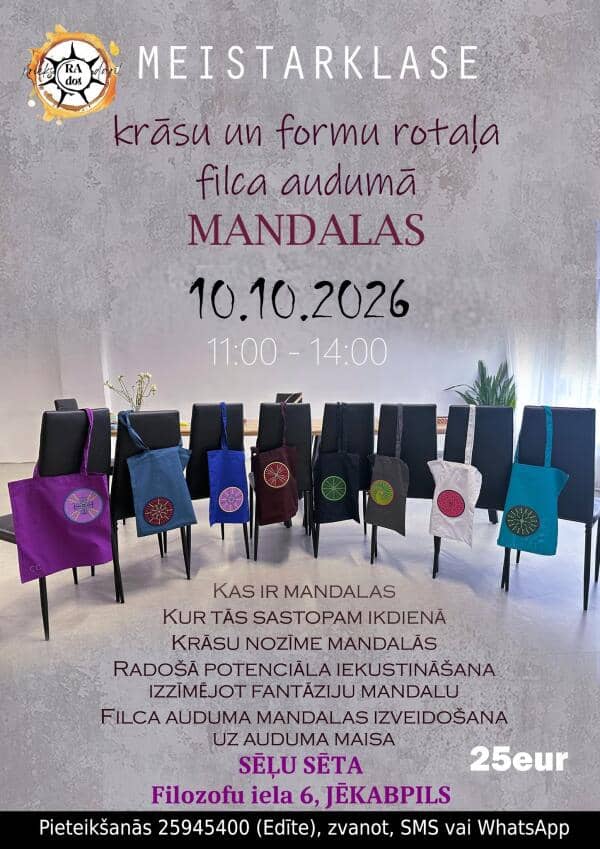 Meistarklase. Krāsu un formu rotaļa filca audumā