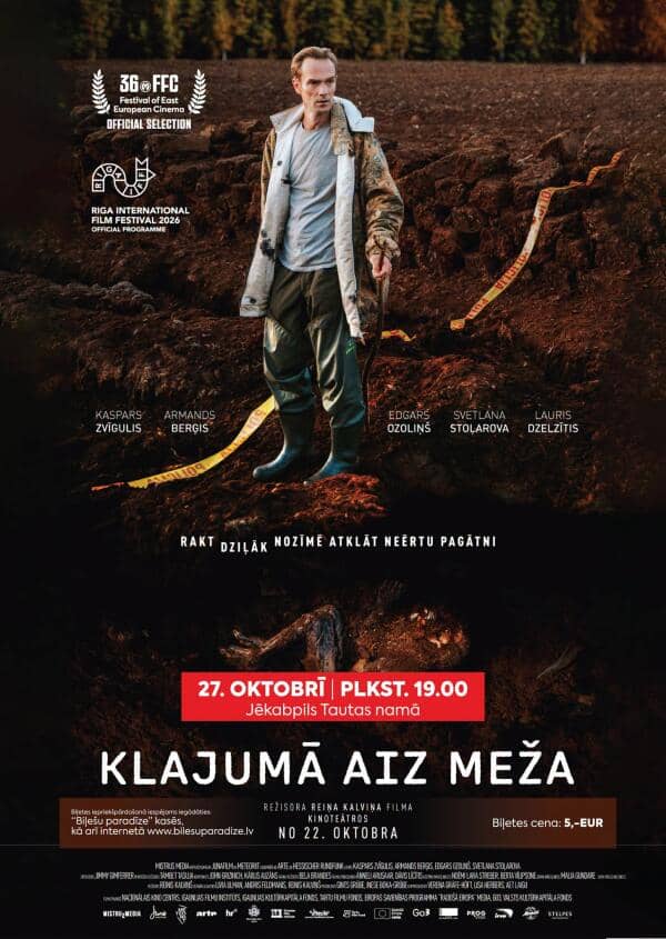 Vaidybinis filmas „Klajumā aiz meža“ Jēkabpilio liaudies namuose