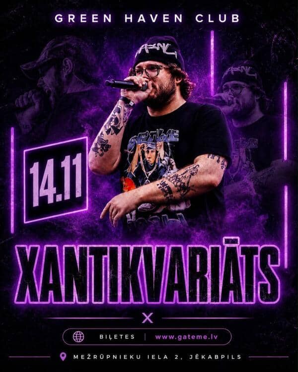 NIGHTCLUB GREEN HAVEN SCENOJE XANTIKVARIĀTS